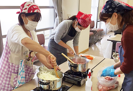 修徳ふれあい食堂の様子